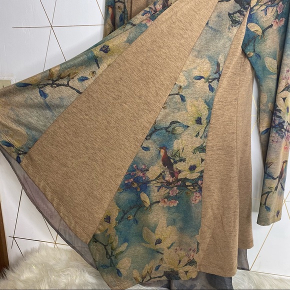 Soft Surroundings Tea Gardens Cardigan Small - Picture 5 of 9